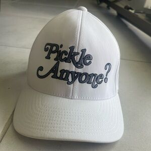 G/Fore Flexfit 110 Pickle Anyone? SnapBack Hat Color White/Black